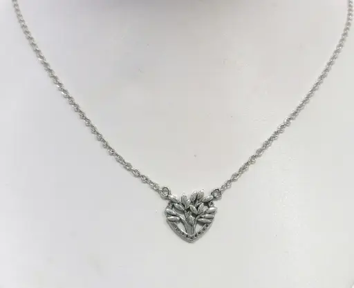 [232133] CO CORAZÓN ÁRBOL, PLATA RODIZADA