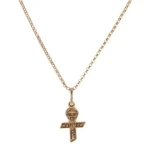 [431002] DIJE CRUZ "MI BAUTIZO"