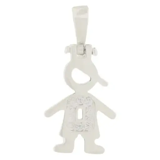 [236017] Dj NIÑO CON ZIRCONIAS CH , PLATA .925