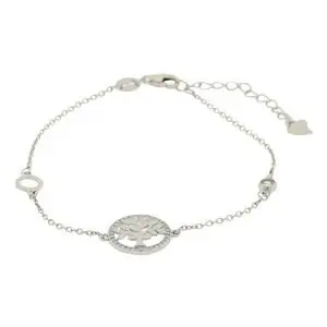 [242066] PULS. ARBOL CIRCULO, PLATA RODIZADA