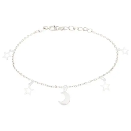 [242070] PULS. LUNAS CON ESTRELLAS, PLATA RODIZADA